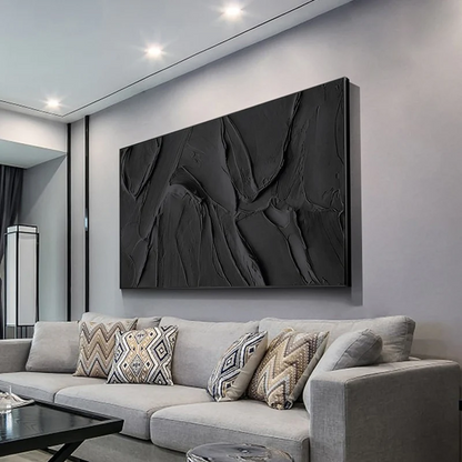 Handcrafted Abstract Painting Heavy Texture Wall Art For Homedecor HT1004