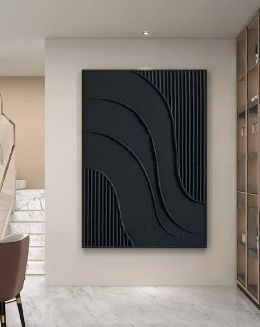 Handcrafted Abstract Painting Heavy Texture Wall Art For Homedecor HT1005A