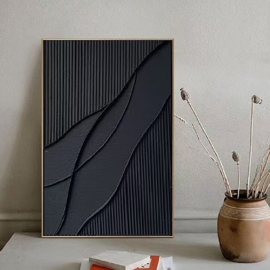 Handcrafted Abstract Painting Heavy Texture Wall Art For Homedecor HT1005B