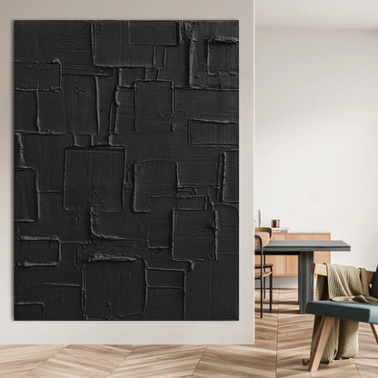 Handcrafted Abstract Painting Heavy Texture Wall Art For Homedecor HT1006