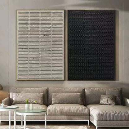 2PCs A Set  Abstract Painting Heavy Texture Wall Art For Homedecor HT1010