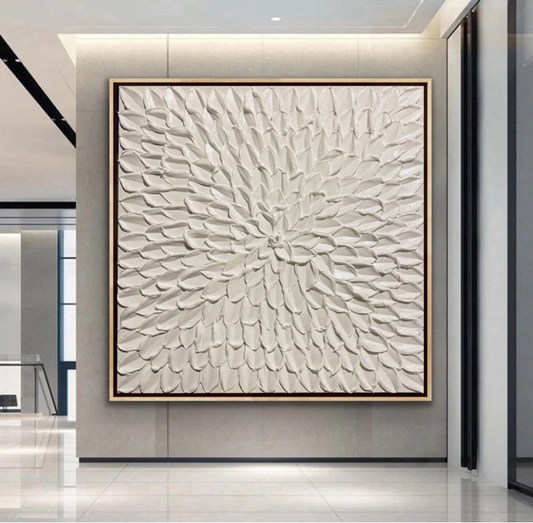 Handcrafted Abstract Painting Heavy Texture Wall Art For Homedecor HT1012