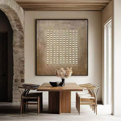 Handcrafted Abstract Painting Heavy Texture Wall Art For Homedecor HT1016