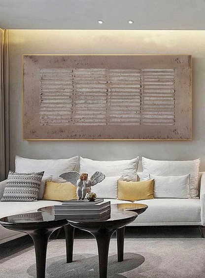 Handcrafted Abstract Painting Heavy Texture Wall Art For Homedecor HT1017