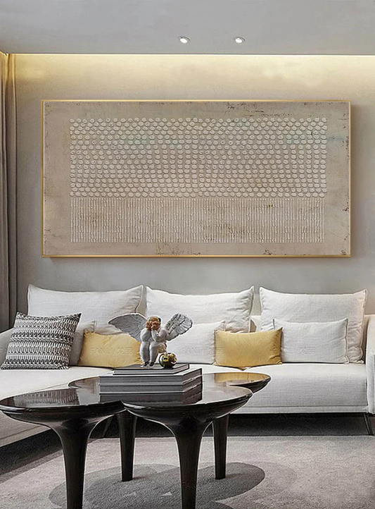 Handcrafted Abstract Painting Heavy Texture Wall Art For Homedecor HT1019A