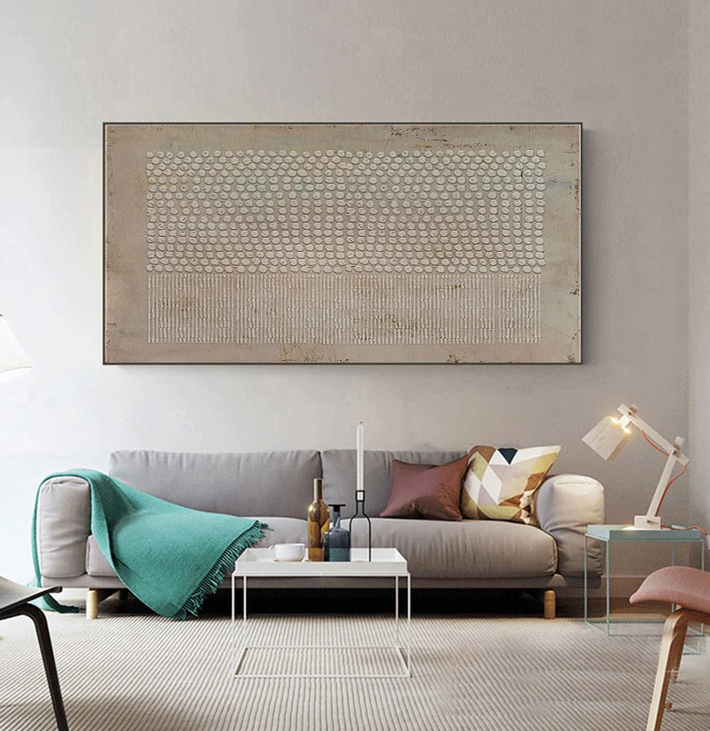 Handcrafted Abstract Painting Heavy Texture Wall Art For Homedecor HT1019A