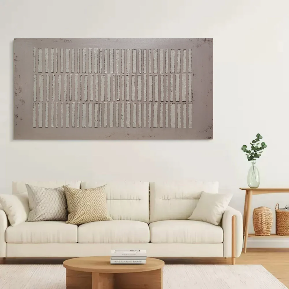 Handcrafted Abstract Painting Heavy Texture Wall Art For Homedecor HT1025