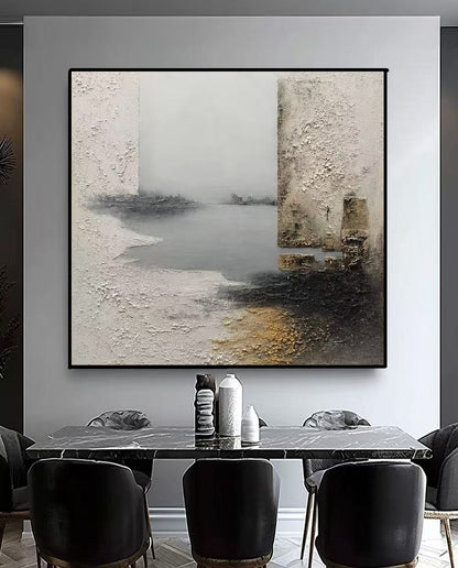 Handcrafted Textured Painting – Modern Abstract Wall Art for Home Decor HT1046