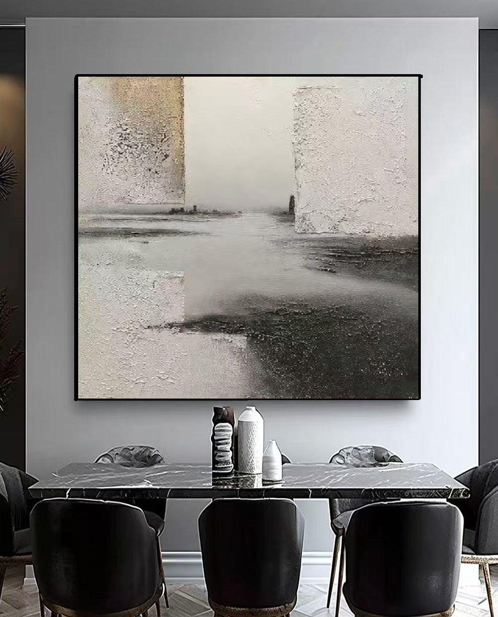 Handcrafted Textured Painting – Modern Abstract Wall Art for Home Decor HT1047