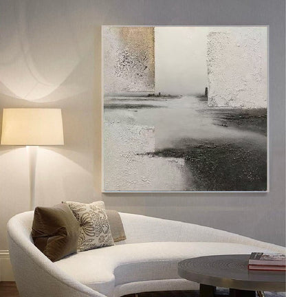 Handcrafted Textured Painting – Modern Abstract Wall Art for Home Decor HT1047