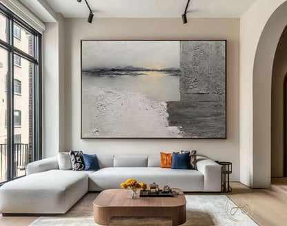 Handcrafted Textured Painting – Modern Abstract Wall Art for Home Decor HT1050