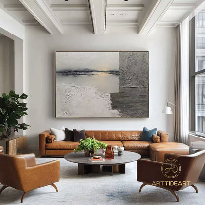 Handcrafted Textured Painting – Modern Abstract Wall Art for Home Decor HT1050