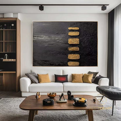 Handcrafted Textured Painting – Modern Abstract Wall Art for Home Decor HT1051