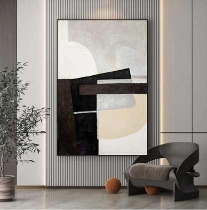 Handcrafted Abstract Painting Minimalist Wall Art For Homedecor MA1002
