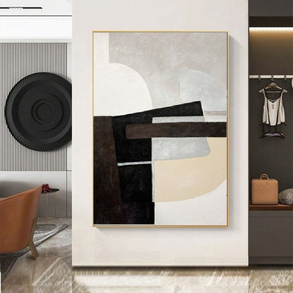 Handcrafted Abstract Painting Minimalist Wall Art For Homedecor MA1002