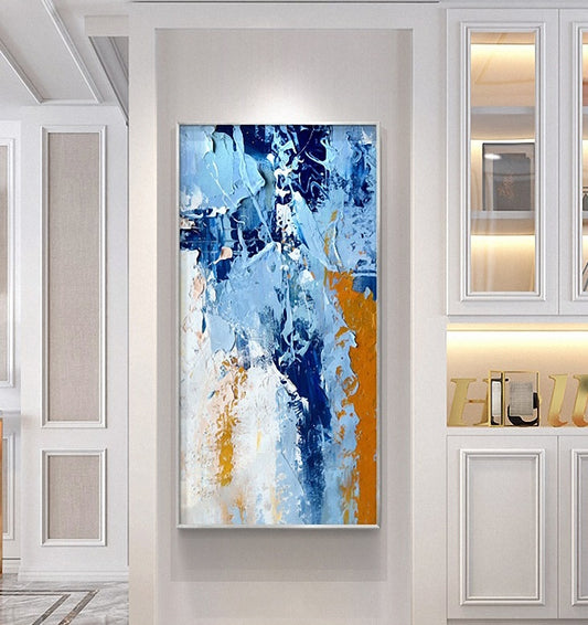 Handcrafted Abstract Painting Fine Art For Homedecor MA1003