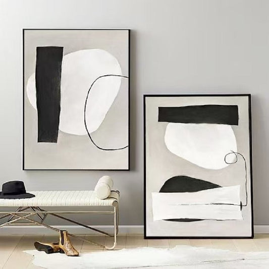 Handcrafted Abstract Painting Minimalist wall Art For Home Decor