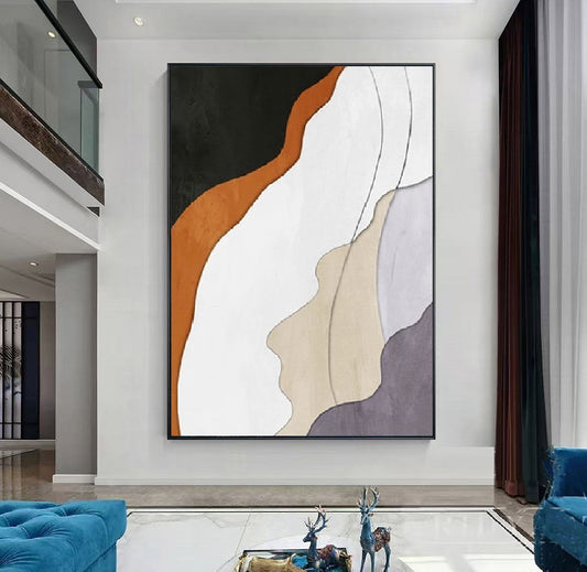 Handcrafted Abstract Painting Fine Art For Homedecor MA1006A