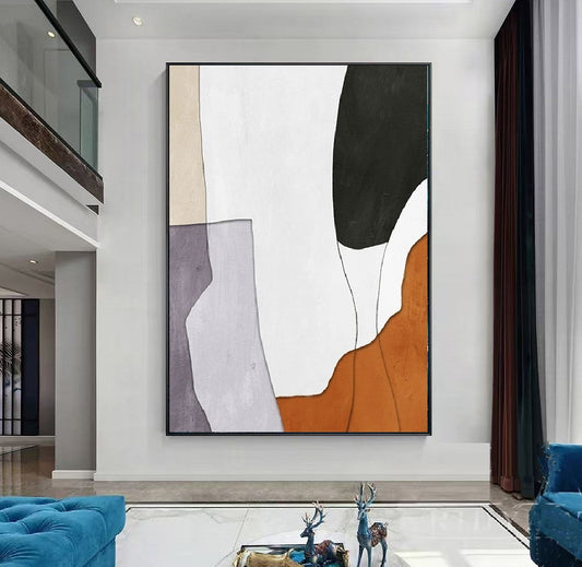 Handcrafted Abstract Painting Fine Art For Homedecor MA1006B