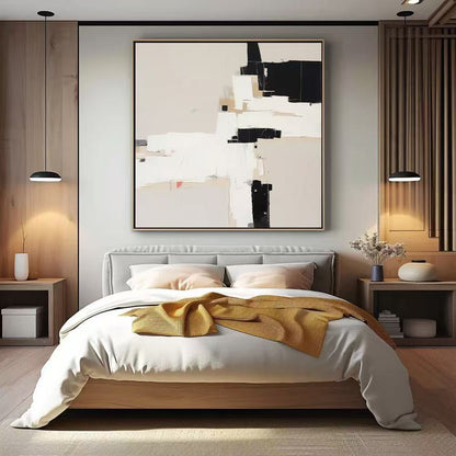 Handcrafted Abstract Painting Minimalist Wall Art For Homedecor MA1006B