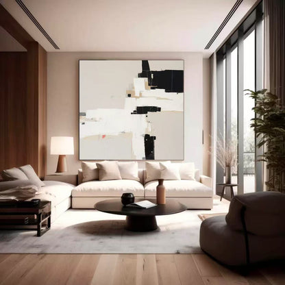 Handcrafted Abstract Painting Minimalist Wall Art For Homedecor MA1006B