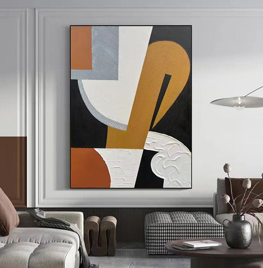 Handcrafted Abstract Painting Fine Art For Homedecor MA1008