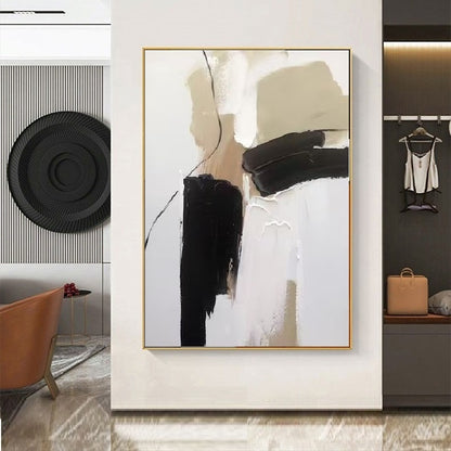 Handcrafted Abstract Painting Minimalist Wall Art For Homedecor MA1008B