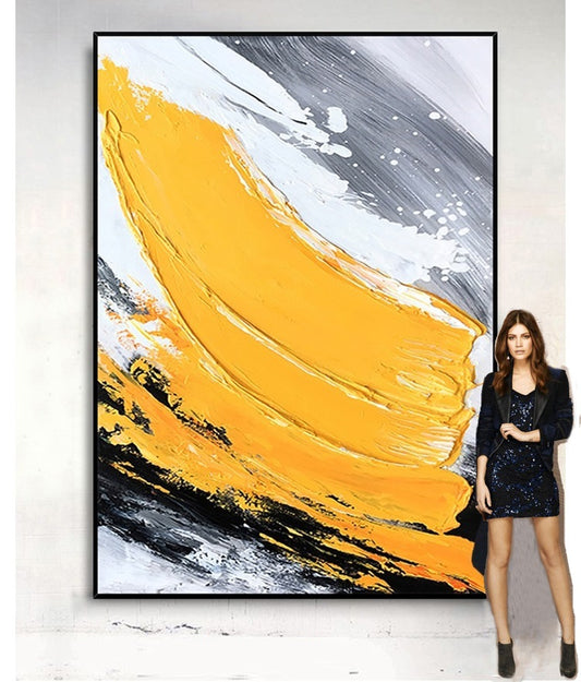 Handcrafted Abstract Painting Fine Art For Homedecor MA1012