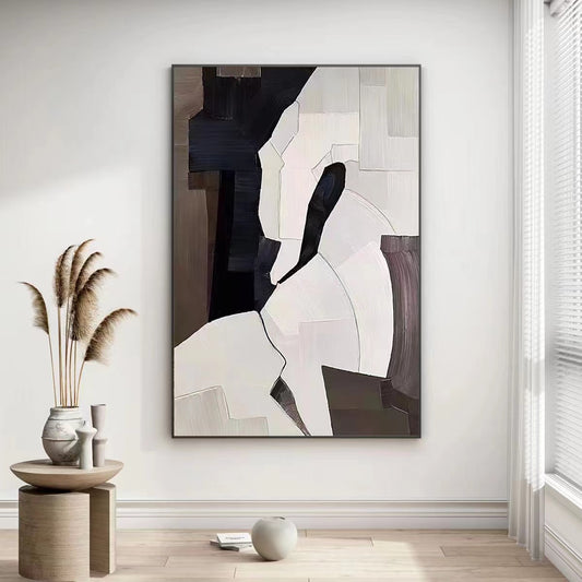 Handcrafted Abstract Painting Minimalist Wall Art For Homedecor MA1014