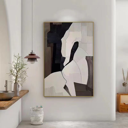Handcrafted Abstract Painting Minimalist Wall Art For Homedecor MA1014