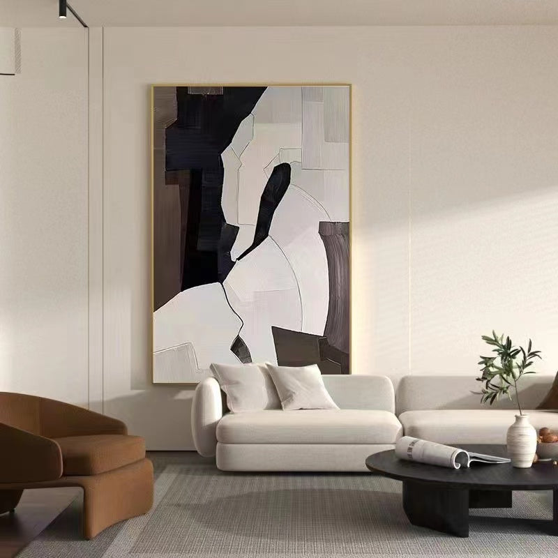 Handcrafted Abstract Painting Minimalist Wall Art For Homedecor MA1014