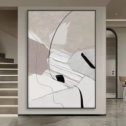 Handcrafted Abstract Painting Minimalist Wall Art For Homedecor MA1015