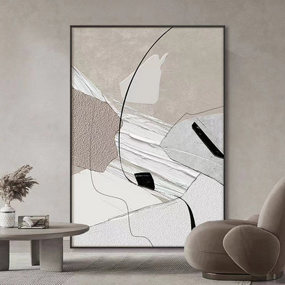 Handcrafted Abstract Painting Minimalist Wall Art For Homedecor MA1015