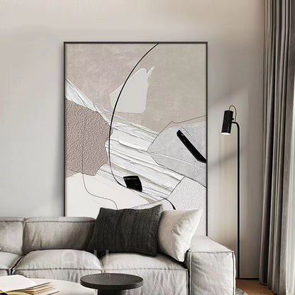 Handcrafted Abstract Painting Minimalist Wall Art For Homedecor MA1015