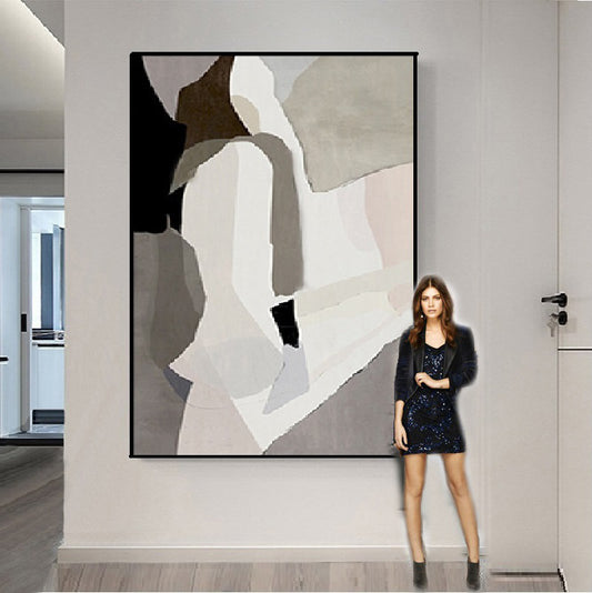 Handcrafted Abstract Painting Minimalist Wall Art For Homedecor MA1016B