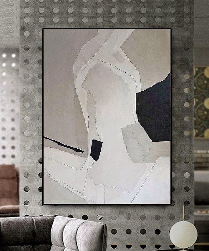 Handcrafted Abstract Painting Minimalist wall Art For Home Decor