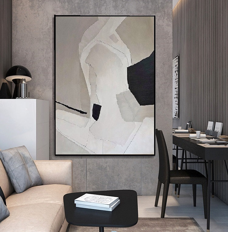 Handcrafted Abstract Painting Minimalist wall Art For Home Decor