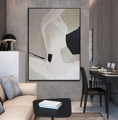 Handcrafted Abstract Painting Minimalist wall Art For Home Decor