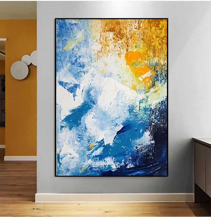Handcrafted  Oil Paintings Acrylic paintings On Canvas Abstract paintings Wall Art MA1017B