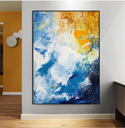 Handcrafted  Oil Paintings Acrylic paintings On Canvas Abstract paintings Wall Art MA1017B
