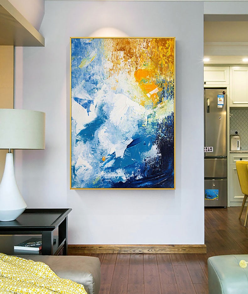 Handcrafted  Oil Paintings Acrylic paintings On Canvas Abstract paintings Wall Art MA1017B