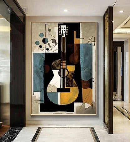 Handcrafted Abstract Painting Fine Art For Homedecor MA1018