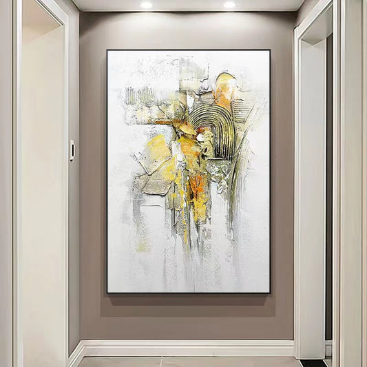 Handcrafted Abstract Painting Minimalist Wall Art For Homedecor MA1018
