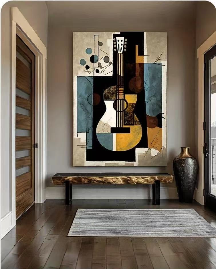 Handcrafted Abstract Painting Fine Art For Homedecor MA1018