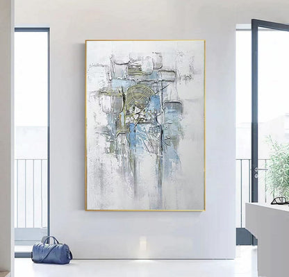 Handcrafted Abstract Painting Minimalist Wall Art For Homedecor MA1019