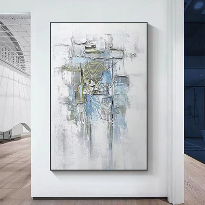 Handcrafted Abstract Painting Minimalist Wall Art For Homedecor MA1019