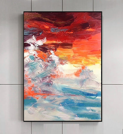 Handcrafted  Oil Paintings Acrylic paintings On Canvas Abstract paintings Wall Art MA1019A（副本）