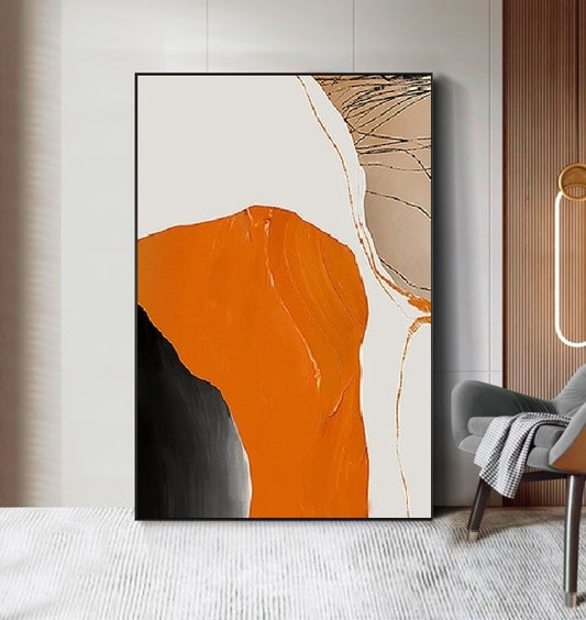 Handcrafted Abstract Painting Minimalist Wall Art For Homedecor MA1020A