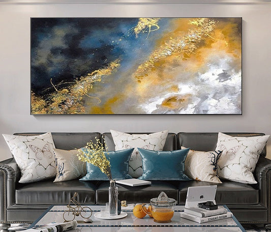 Handcrafted Abstract Painting Fine Art For Homedecor MA1026