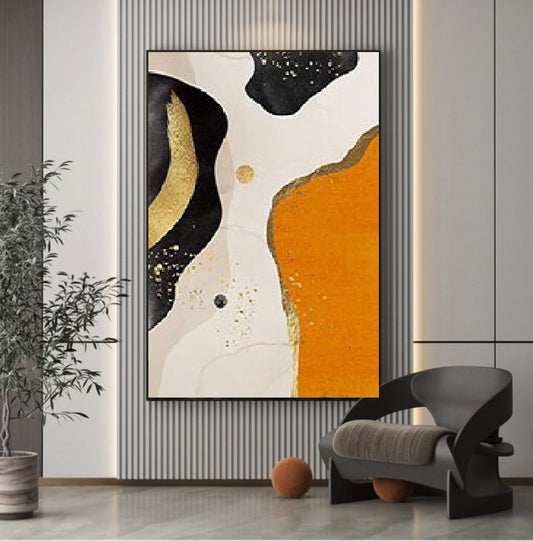 Handcrafted Abstract Painting Minimalist Wall Art For Homedecor MA1027A